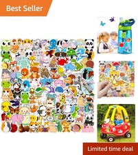 Cute Animal Stickers for Kids, 100 Pcs Zoo Animal Stickers for Water Bottle, ...