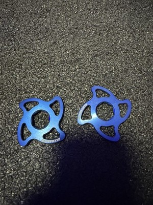 Accossato RSV4 Preload Adjusters Blue Aluminum