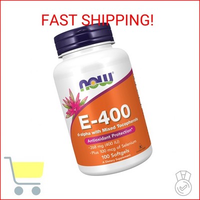 NOW Supplements, Vitamin E-400 IU, Mixed Tocopherols, Antioxidant Protection*, 1
