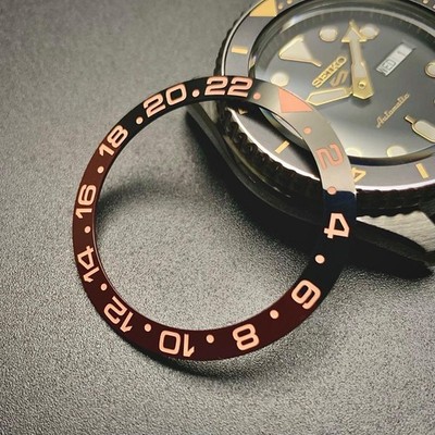 Seiko 7S26-0020 SKX007 SBSA SRPD GMT Master Cafe au lait Ceramic Inner Bezel Us