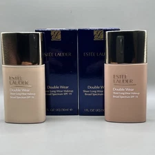 Estee Lauder Double Wear Sheer Long Wear Makeup 1oz SPF 19 Pick Your Shade NEW