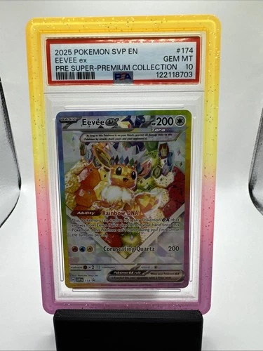 Pokémon TCG Eevee ex 174 Scarlet & Violet Promo Card PSA 10