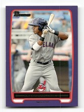 2012 Bowman #BP3 Francisco Lindor Prospects Purple