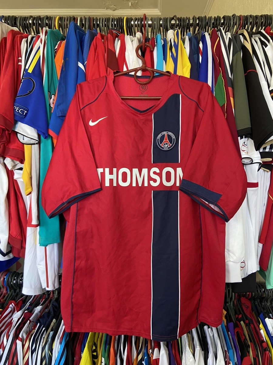 PARIS SAINT GERMAIN 2004 2005 AWAY FOOTBALL SHIRT SOCCER JERSEY