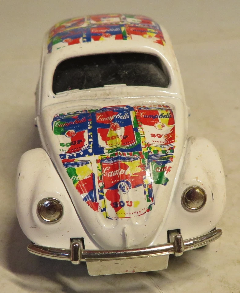 Lledo Promotional Model Campbell Soup Andy Warhol VW Bug Volkswagen Toy Car 3.75 - Image 3 of 4
