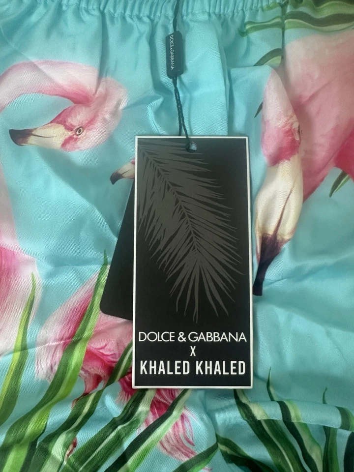 Dolce & Gabbana x DJ Khaled Flamingo Shorts IT 42 We The Best Edición Limitada - Imagen 3 de 4