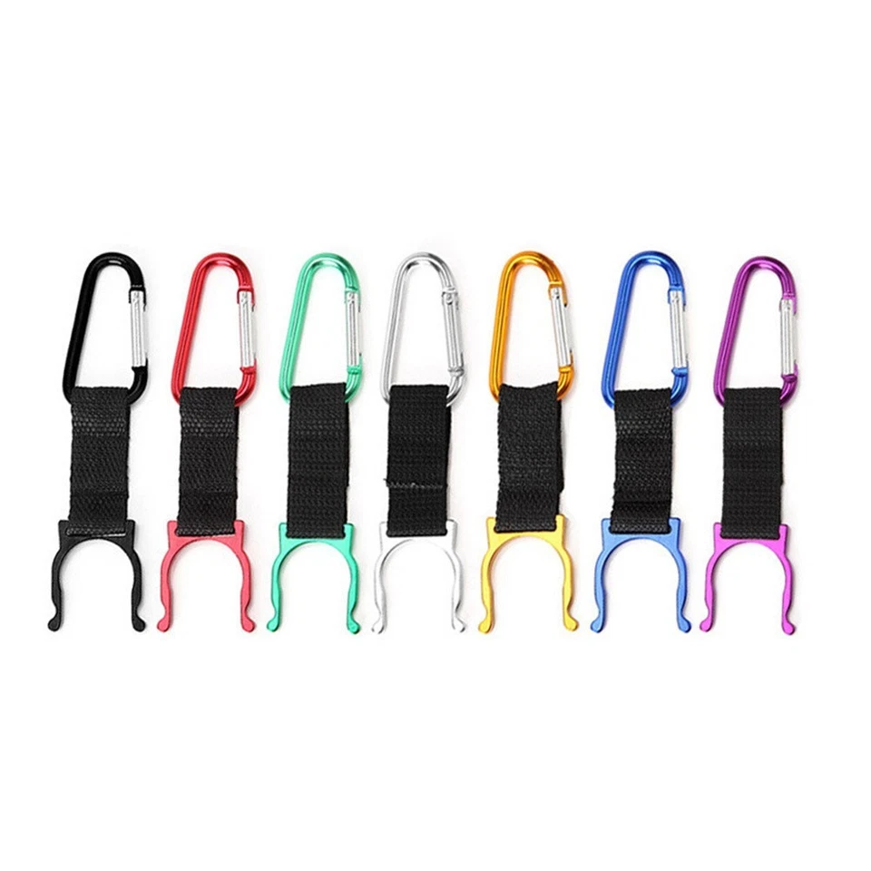1PC Outdoor Camping Hiking Water Bottle Holder D-Shaped Carabiner Bottle Bracket - image 2 of 3