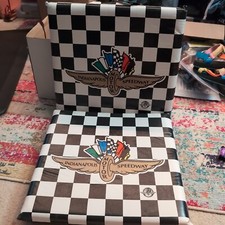 VTG 2 PACK Indianapolis Motor Speedway 500 Racing Checkered Padded Seat Cushion