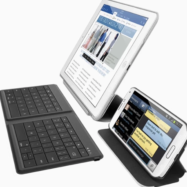 Microsoft Universal Foldable Keyboard Portable Wireless Bluetooth Black-QWERTY - Image 3 of 4