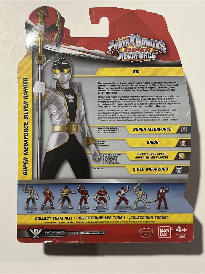 Power Rangers Super Megaforce "Silver Ranger" Pirate Complete | eBay