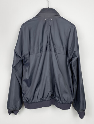 Auth. LOUIS VUITTON Damier Blue Reversible Windbreaker Men's XL