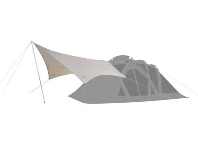 Snow Peak Hexa Connect Tarp (Ivory) - Festival Camping Shelter