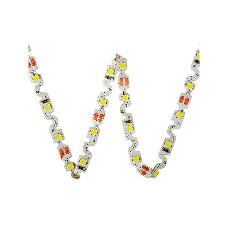 Striscia led curvabile 12V 5M strip adesiva pieghevole per insegne curve angoli - Immagine 4 di 4