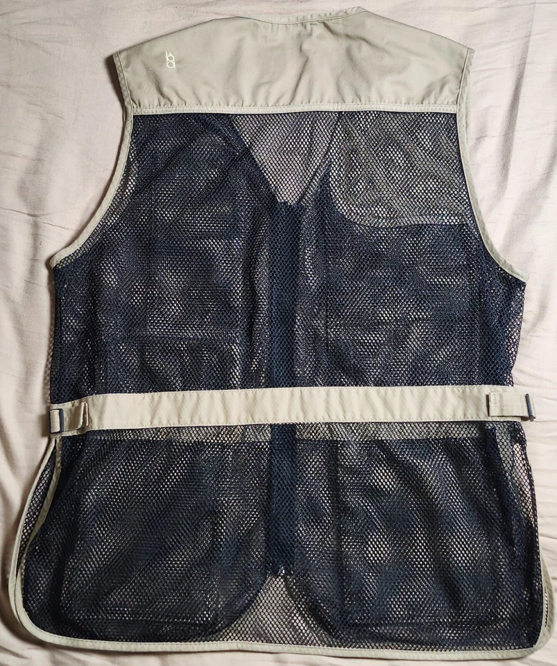 Bob & Allen Shooting Hunting Vest Men's Size XL Tan Khaki Black Mesh - Image 3 of 4