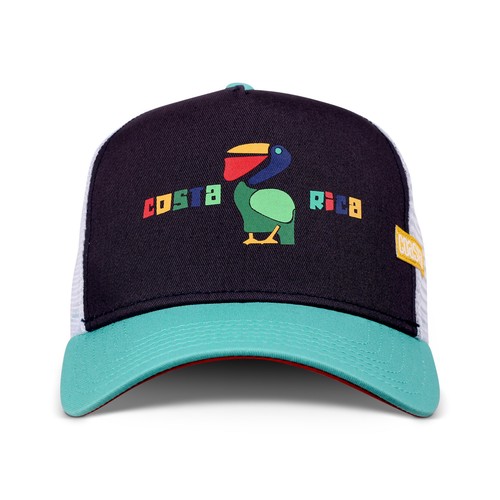Casquette trucker bleue marine FAMOUS2 Von Dutch