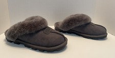 UGG GENUINE SHEARLING SLIPPER WOMEN'S GREY SIZE 6