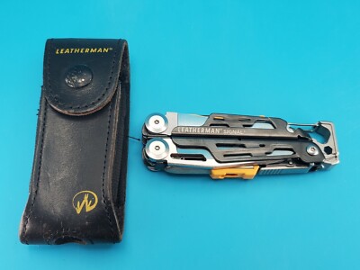 LEATHERMAN Signal Multi-Tool! With Sheath! NICE!