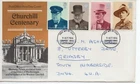 GB - First Day Cover - (TC07)  1974 Churchill - Pmk Grimsby & Cleethorpes