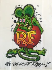 Hot Roth and Rat Fink  Ed Big Daddy S-4XL Cotton Shirt