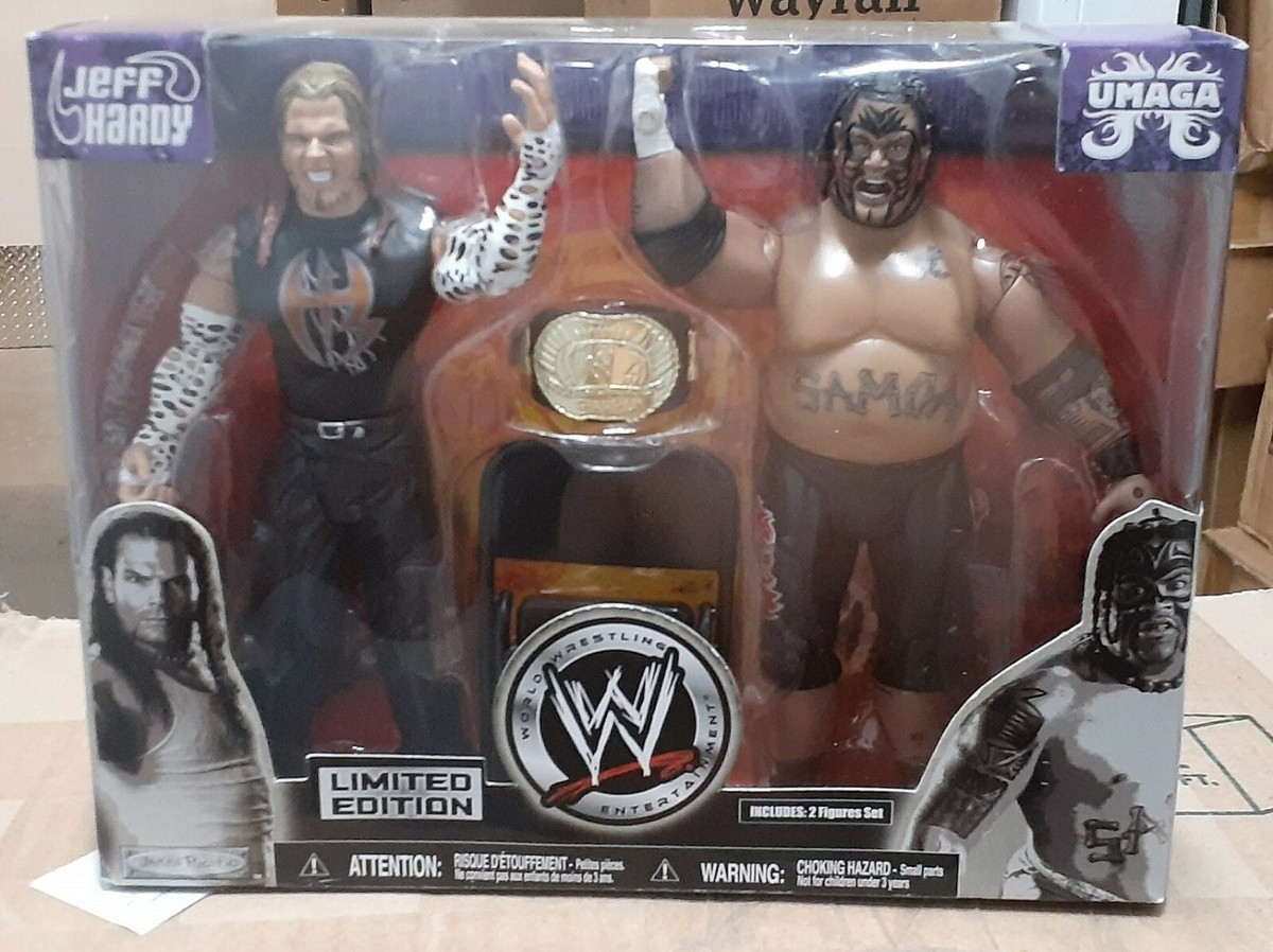 WWE Jakks Exclusive Fantasy Match Umaga Vs. Jeff Hardy Action