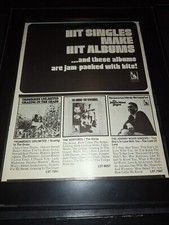 Trombones Unlimited, The Ventures, Johnny Mann Singers Promo Poster Ad Framed!