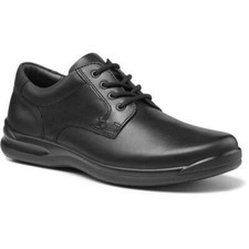 Mens Hotter lace-up Dual Fit Shoe Burton Black RRP £95