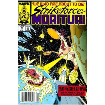 Strikeforce: Morituri #25  - 1986 series Marvel comics NM minus [j&