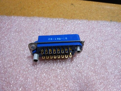 AMPHENOL CONNECTOR 16POS PART # 26-190-16 NSN: 5935-00-259-4636 - Picture 2 of 6