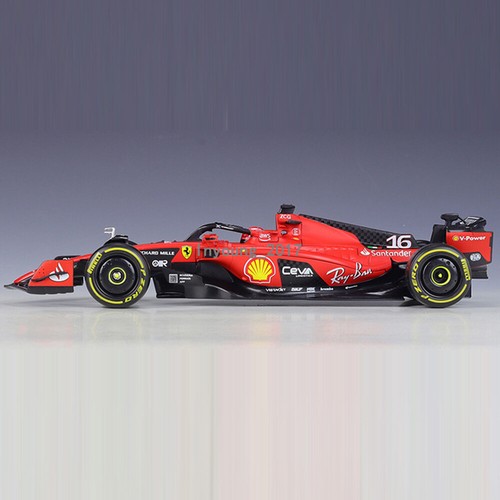 1:24 2023 Ferrari SF-23 #16 Charles Leclerc Racing Car Diecast Metal Model Car - Picture 13 of 17
