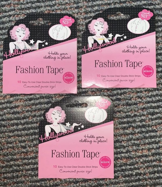 Hollywood Fashion Tape (Lot Of 3) 30 Strips Total eBay