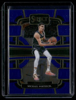 MICHAEL PORTER JR. 2023-24 SELECT CONCOURSE BLUE SCOPE PRIZM /249