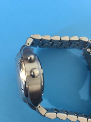 Fossil Womens Big Tic AM 3553 Silver Tone Stainless Steel  display picture 1