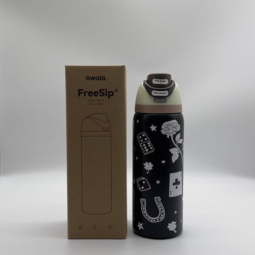 Owala Urban Outfitters esclusiva bottiglia con fiocco blu legata e ture FreeSip 24/32 OZ - Foto 62 di 65