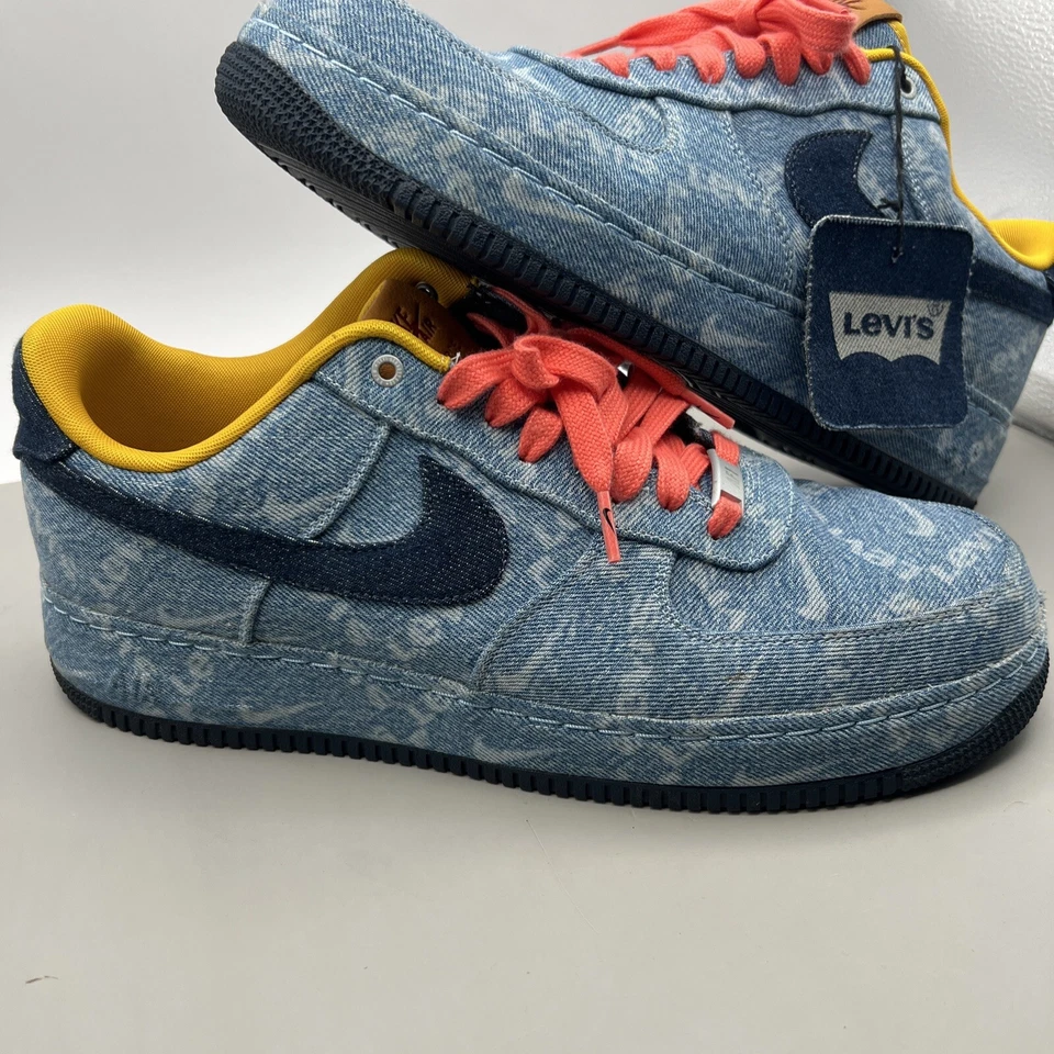 Talla 12.5 Nike Air Force 1 Low x Levi's Exclusive Denim 2019 propiedad de Nick Young Foto 2 de 4