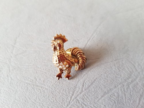 Pins Broche Aconda Motif Poisson - Alliage Doré, Occasion En Très Bon état