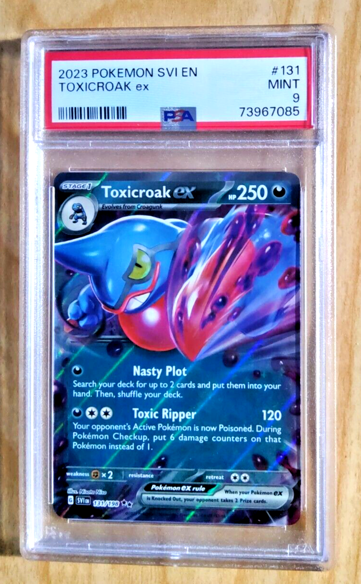Toxicroak ex 131/198 SV01: Scarlet & Violet Base Set Holo for sale