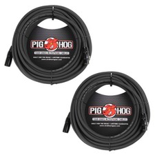 Strukture Gear Pig Hog Series 50' XLR Microphone Cables 2-PACK