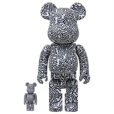 Medicom BE@RBRICK Keith Haring #4 100% 400% Bearbrick Figure Set | eBay