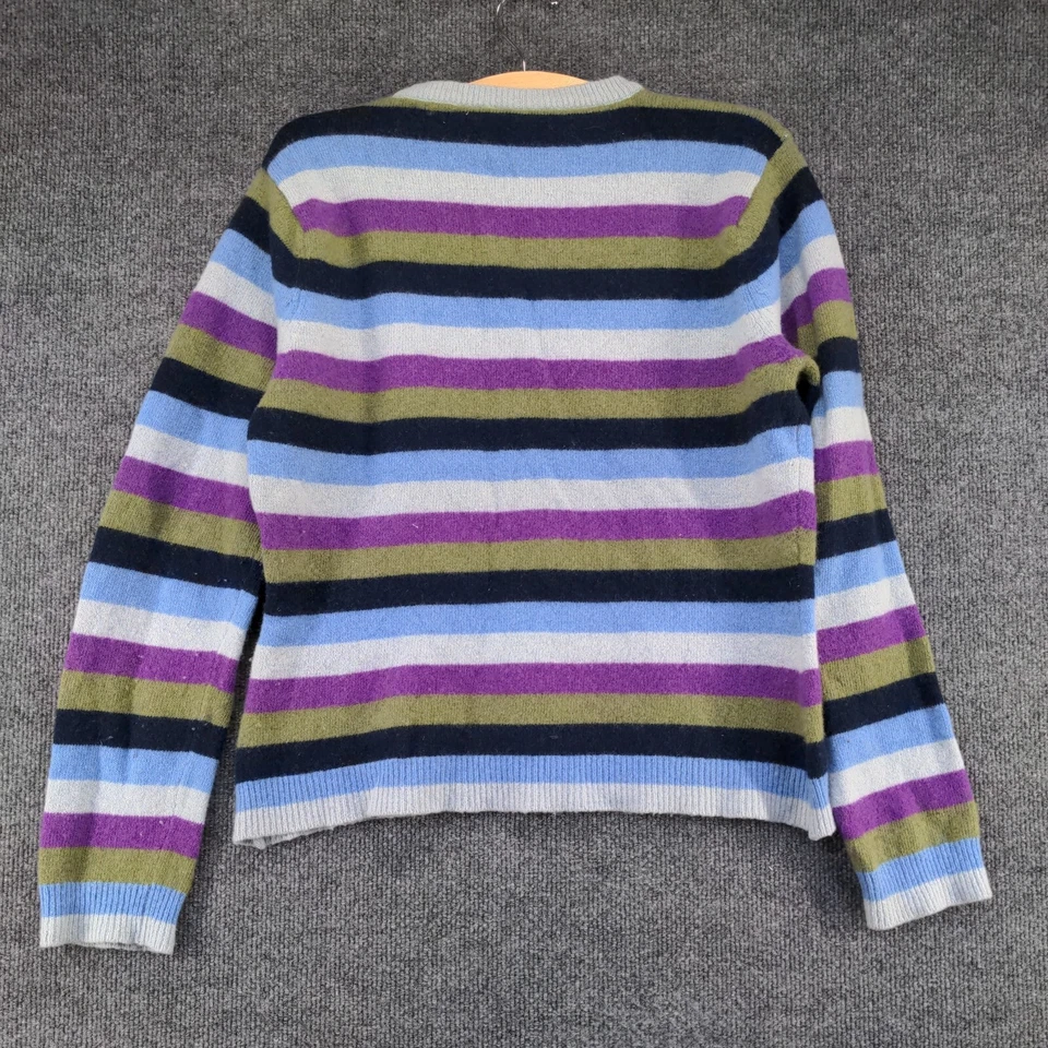 Suéter tejido Route 66 para mujer multicolor XL manga larga a rayas Foto 4 de 4