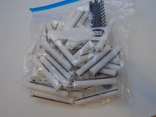 Lot of Perm Rods 50 white rods only taken out of packages never used