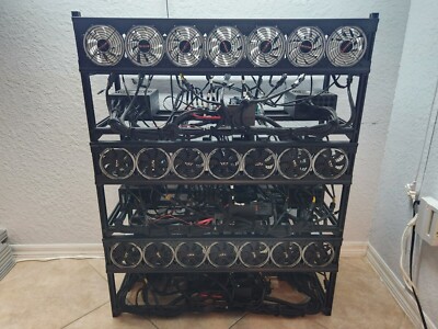 3060Ti Mining Rig 16 Nvidia Founders Edition GPU's and 8 EVGA FTW3 GPU's 24 GPU