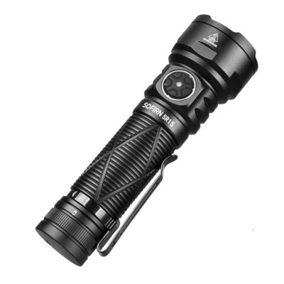 Sofirn SR15 LED Flashlight 4500LM USB-C Rechargeable Power Bank IP68 510m