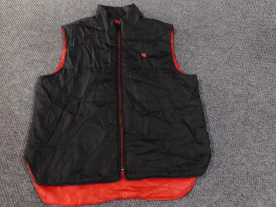 Chaleco Rocawear Mediano Para Hombre Negro Y2K Vintage Puffer Cremallera Hip-hop Retro Foto 3 de 4