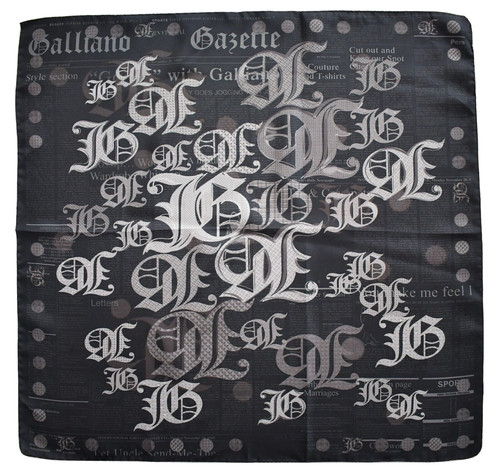 JOHN GALLIANO GALLIANO GAZETTE Black Gray GAZETTE… - image 1