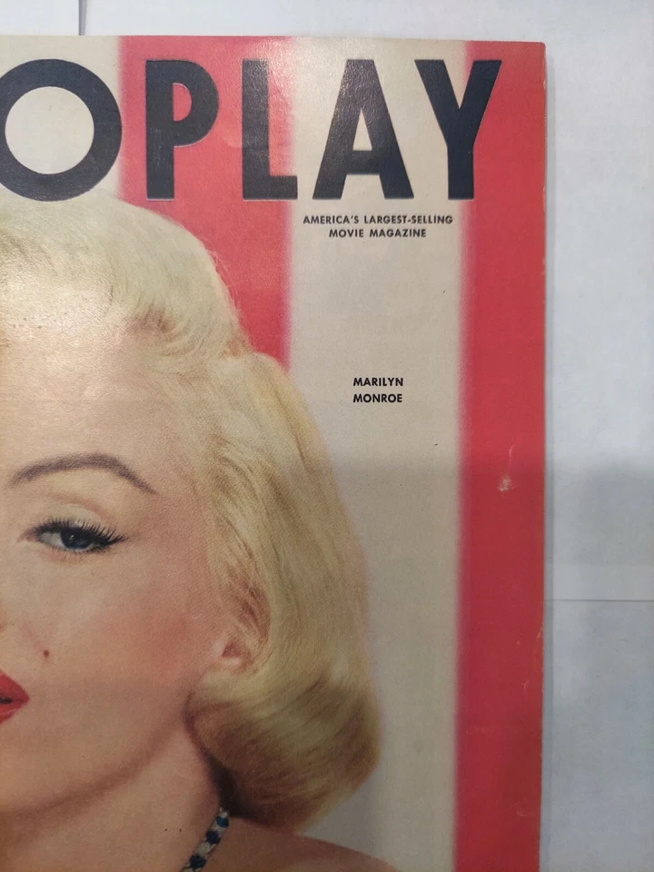 NEAR MINT - NO TAG/WRITING - Marilyn Monroe Photoplay Magazine — 第 4/4 张图片