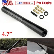 Black Carbon Fiber Sports Short Antenna For Toyota 4.7" General Purpose USA