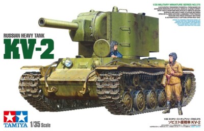 Tamiya 35375 - 1:35 Rus. Sw. Pz. KV-2 Gigant 152mm - Neu