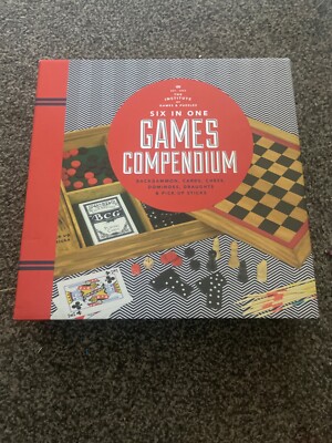 sechs Spiele in 1 Spiele Comendium, neu, alle Teile vorhanden 