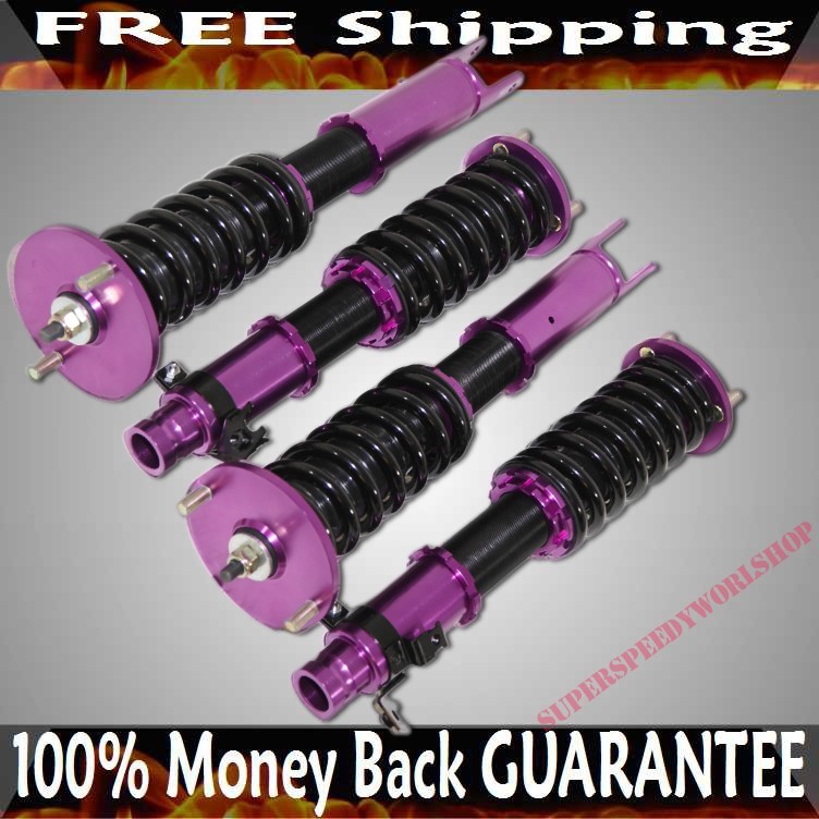 PURPLE Coilover Suspension NON Adj.Damper FOR 1990-1997