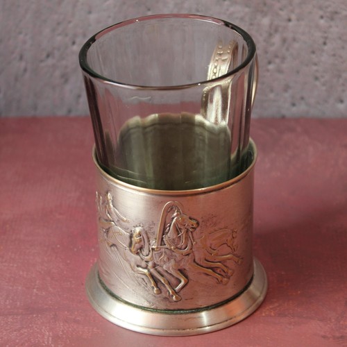 LOT DE 6 supports de verre~l'URSS 1950's~podstakannik #12524 EUR 40,00